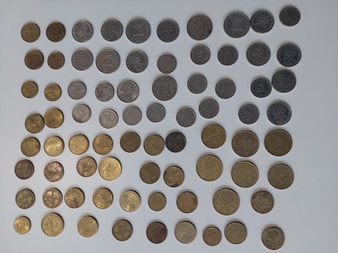 Zestaw stare monety Grecja 75szt okazja