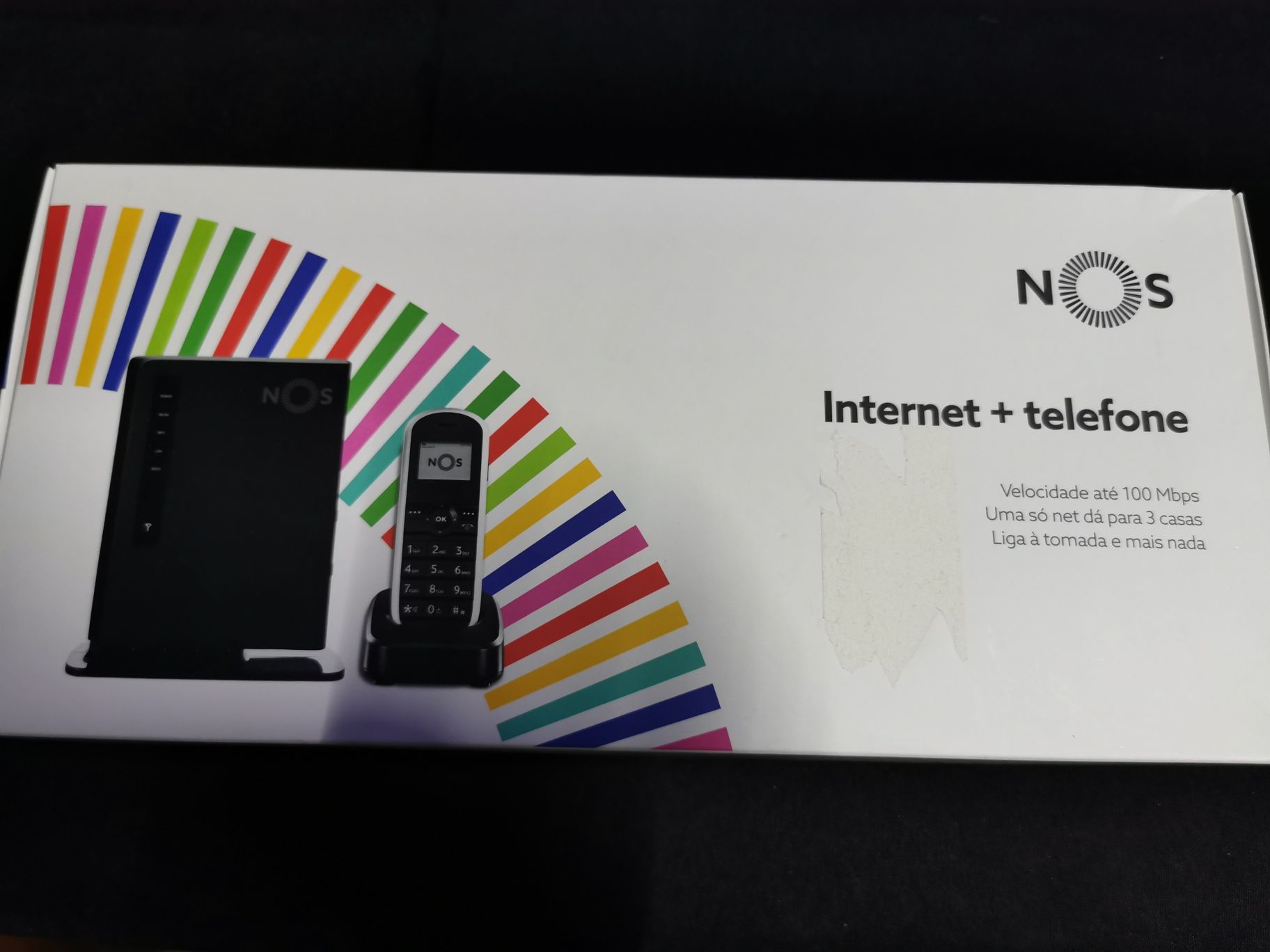 Kit Router + telefone sem fio NOS