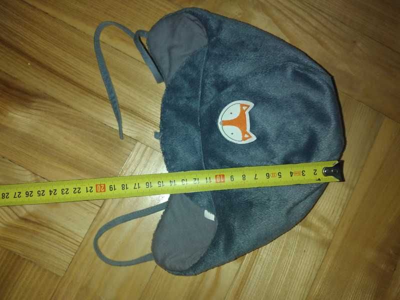 Komplet zimowy dla chlopca czapka rekawiczki cocodrillo 46cm polar