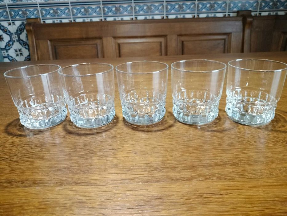 5 Bonitos copos de Whisky