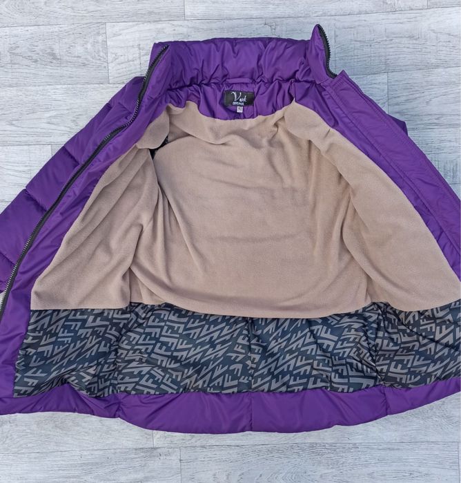 Зимова куртка пальто пуховик для дівчинки 134, 140, 146 см