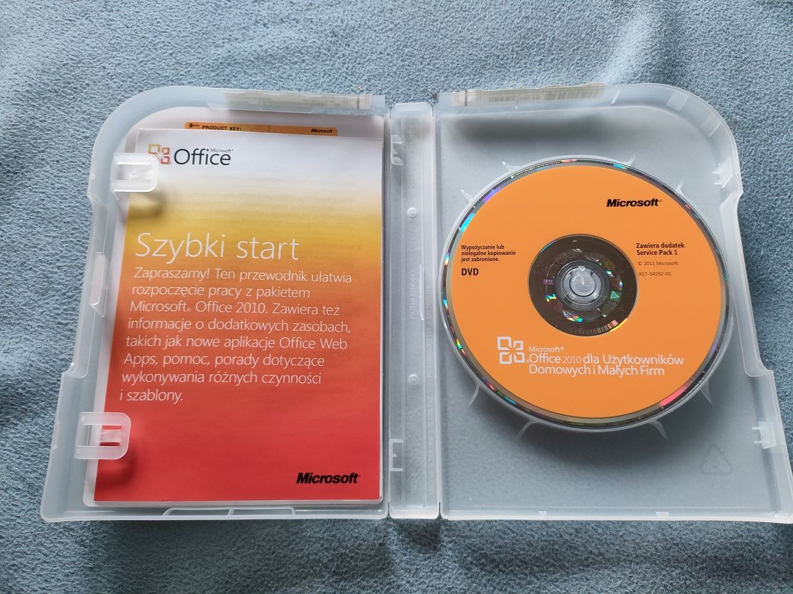 Pakiet Microsoft Office 2010 wersja BOX