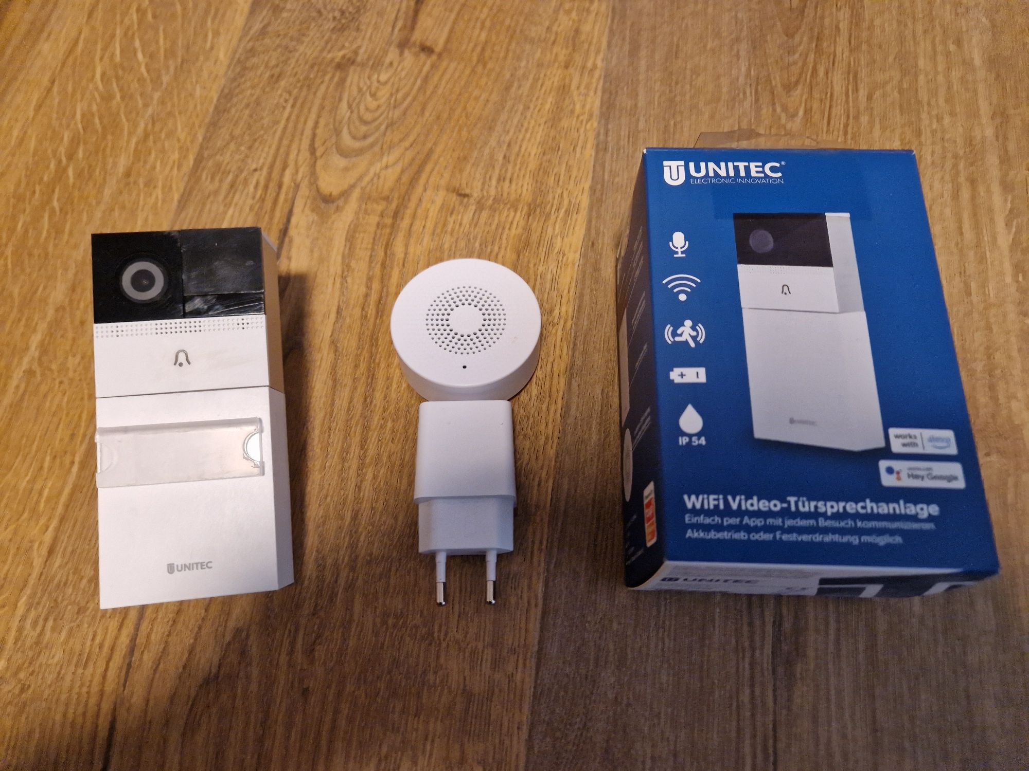 Dzwonek Wideodomofon Unitec 30826 WiFi videodomofon