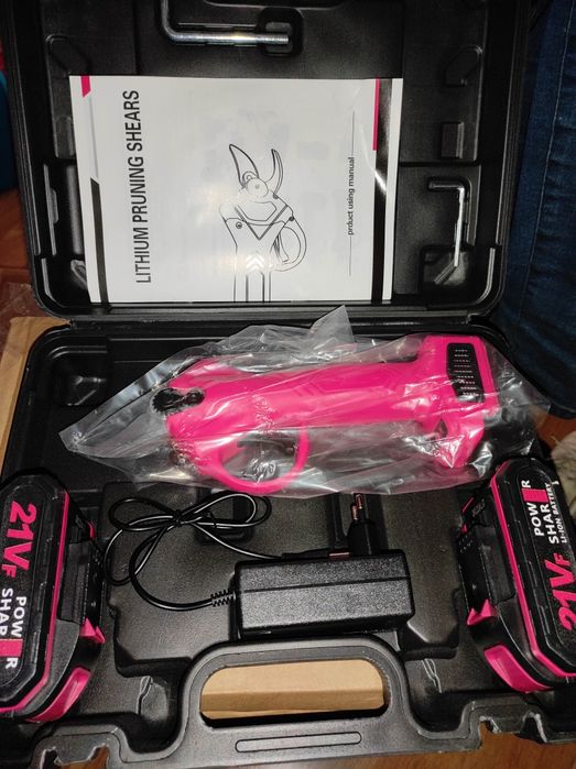 Tesoura Poda Eléctrica a Bateria - NOVA 1 ou 2 baterias