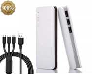 POWER BANK 20000MAH 3XUSB +latarka led + kabel gratis 3W1 *WYPRZEDAŻ*