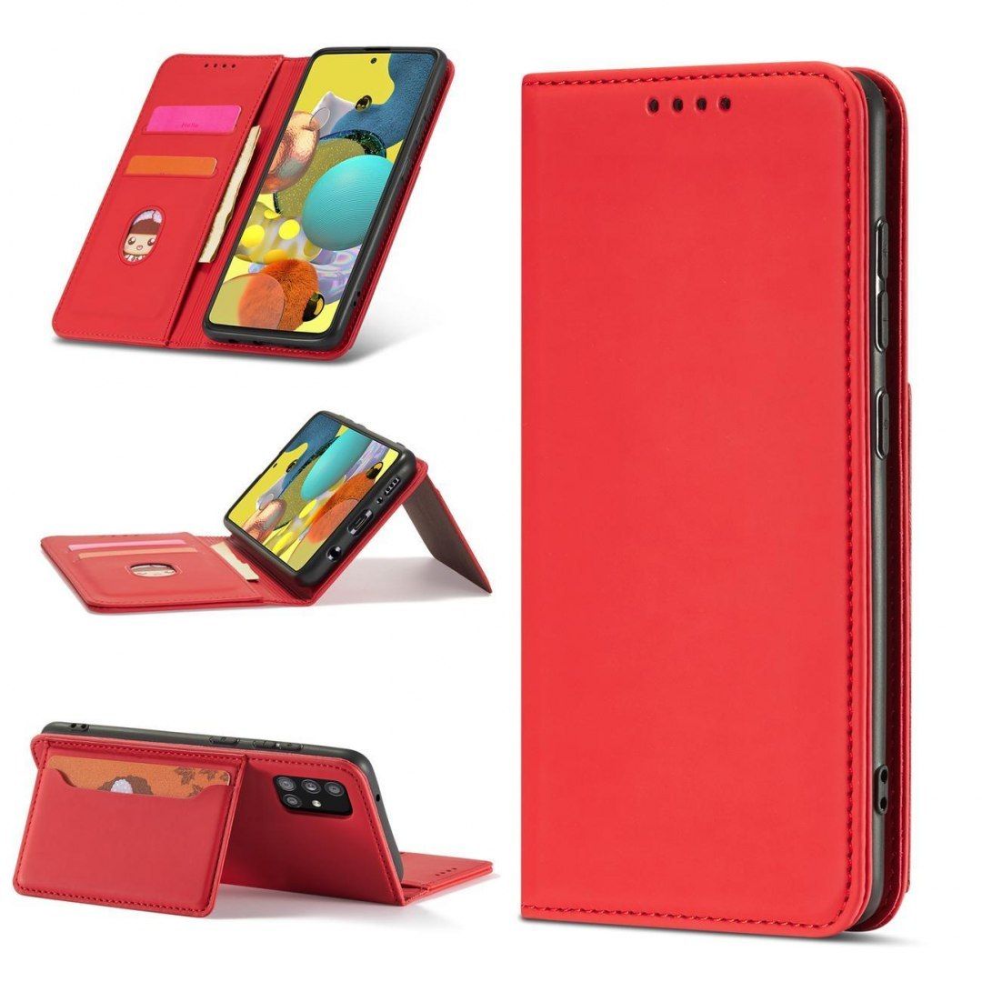 Etui Card Braders Case Do Xiaomi Redmi Note 11 Czerwony