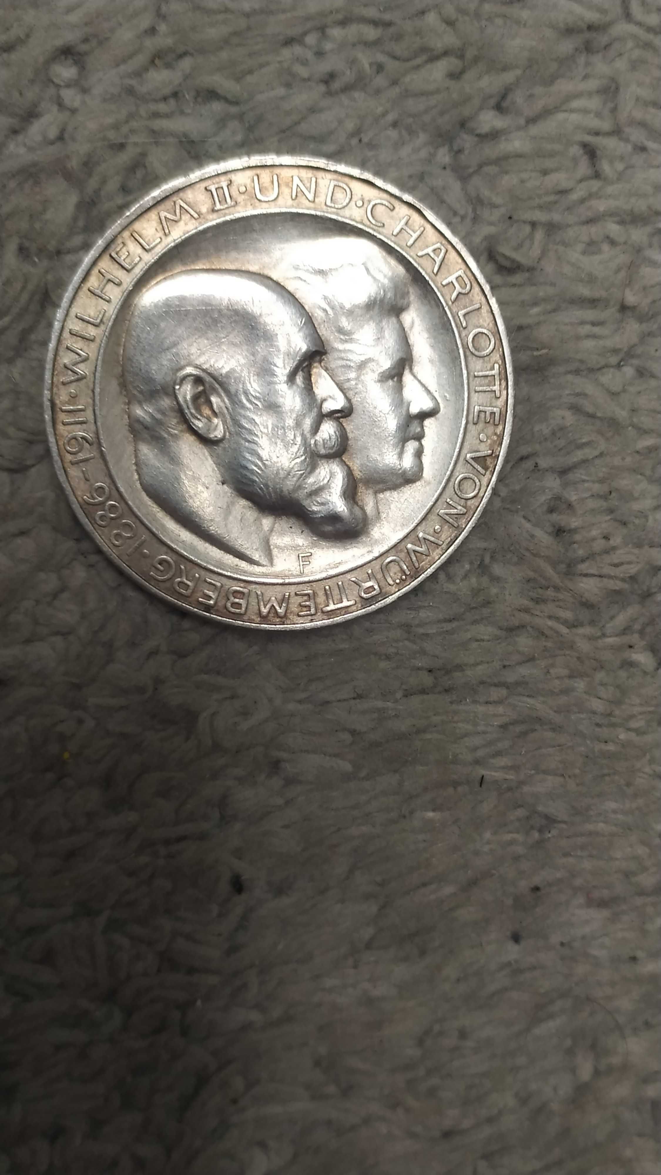 Cesarstwo Niemieckie 3 marki 1911 r
