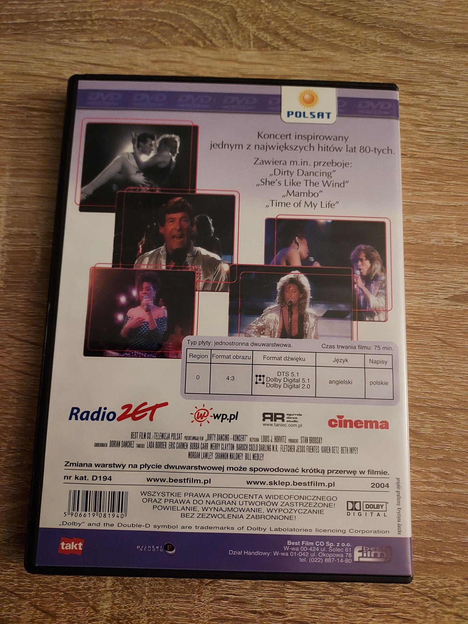 Dirty Dancing Koncert- Film Dvd Polskie Napisy Unikat