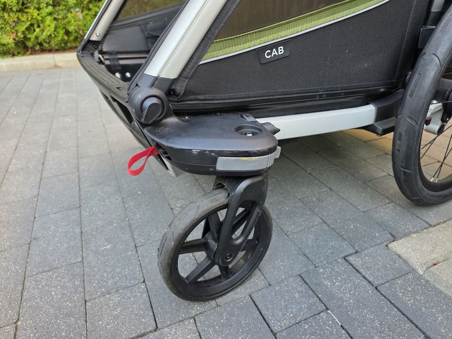 THULE Chariot Cab 2 - przyczepka rowerowa, wózek do roweru 2w1.