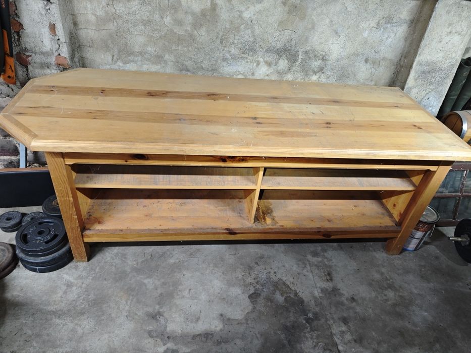 Stół RTV duży sosonowy