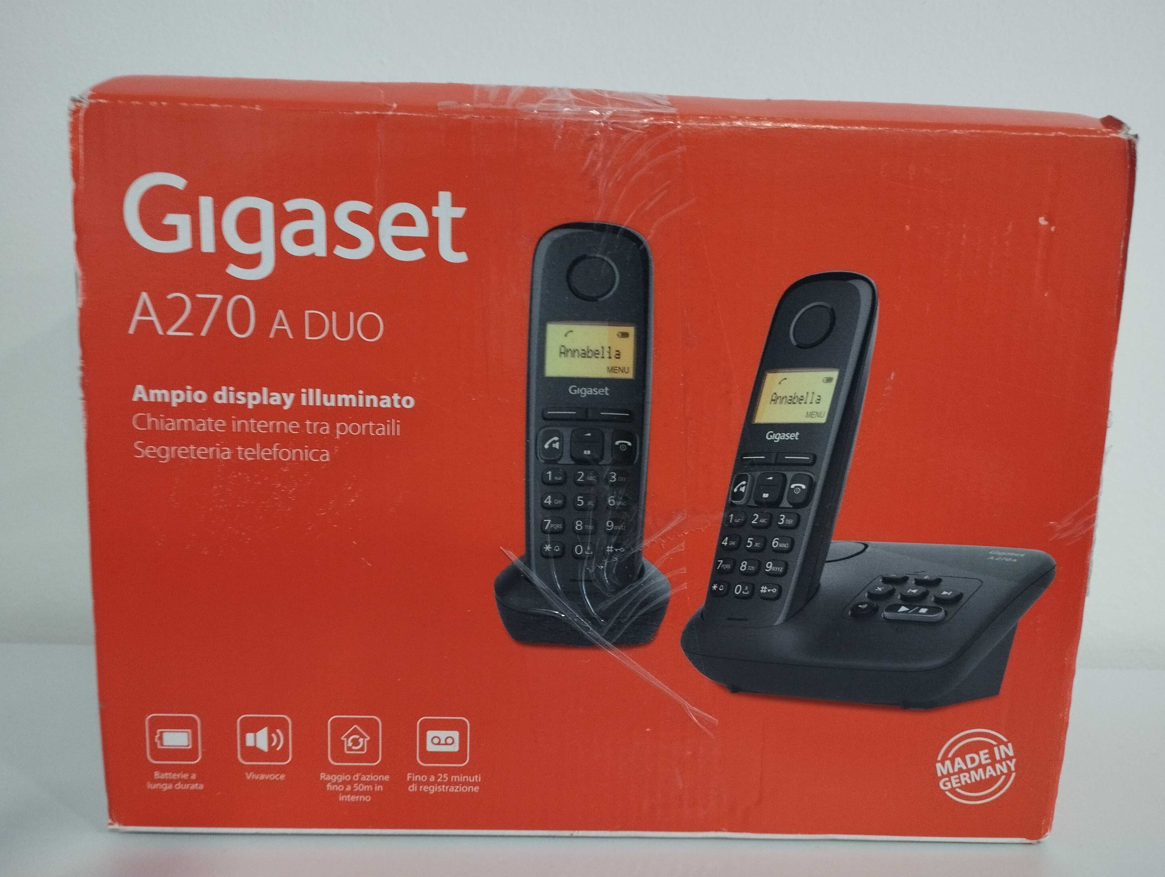 Telefon bezprzewodowy Gigaset A270 Duo