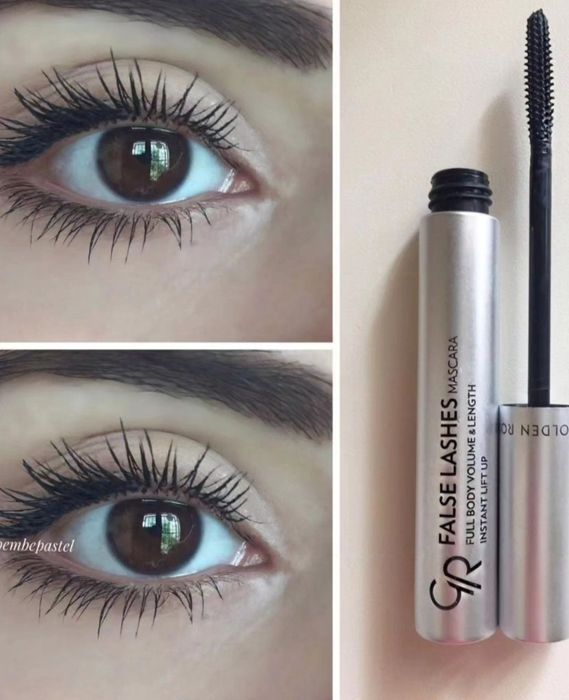 Туш для вій Golden Rose False Lashes Mascara з лисою щіточкою