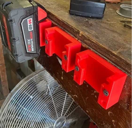 Suporte para baterias Milwaukee M18