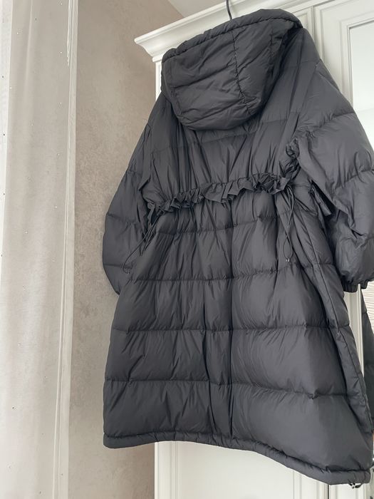 Жіноча зимова дута куртка пуховик оверсайз стилю