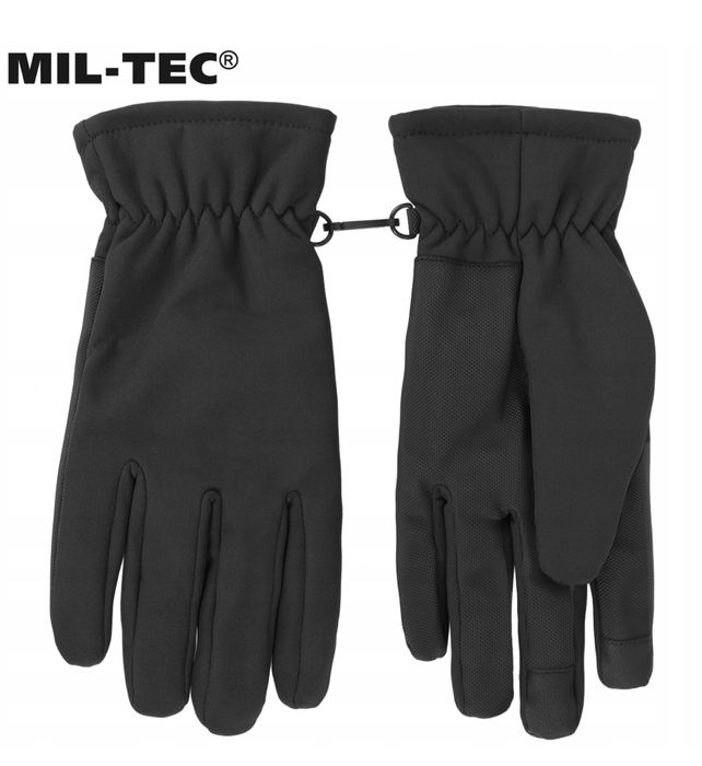 Рукавиці тактичні MIL-TEC утеплені SOFTSHELL THINSULATE