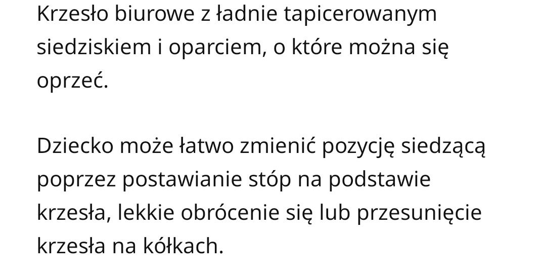 Dziecięce krzesło do biurka, obrotowe. Ikea. Orfjall.