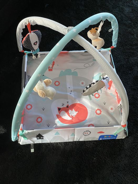 Baby Clementoni Mata gimnastyczna czarno-biała