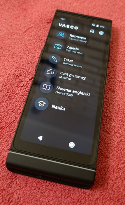 Vasco V4 translator, tłumacz mowy.