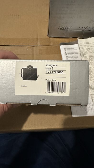 Набір аксесуарів для ванної Hansgrohe Logis E (повний комплект, новий)