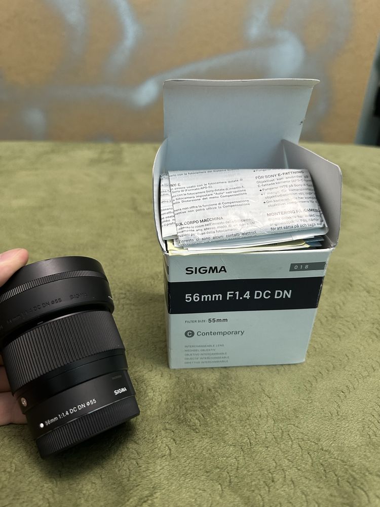 Обектив Sigma 56mm f/1.4 DC DN для Canon EOS-M