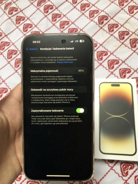 iPhone 14 Pro Max 128 GB – złoty - 85% kondycji