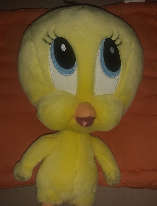 Peluche bebé novos. Tweety, Bola, cavalo, cão, grilo,