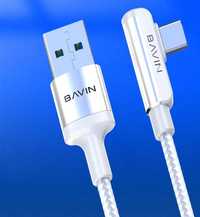 Kabel USB-C BAVIN 1m QC 3.0 - Dla Graczy - GAMING -