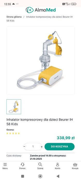 Inhalator nebulizator beuer