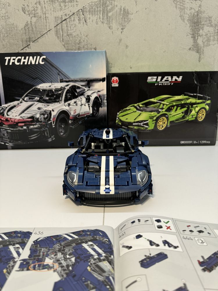 ‼️В коробці‼️ Конструктор Technic Ford GT 42154 1466 деталей