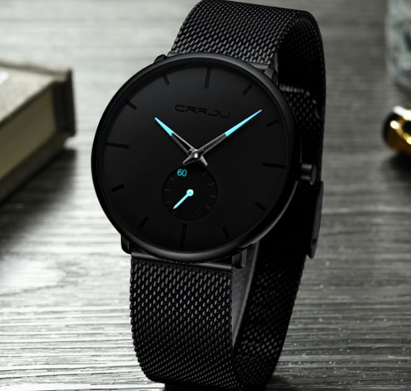 Relógio  Elegante preto **envio grátis**
