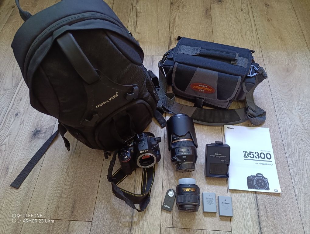 Nikon D5300. Stan jak nowy, 2 obiektywy.