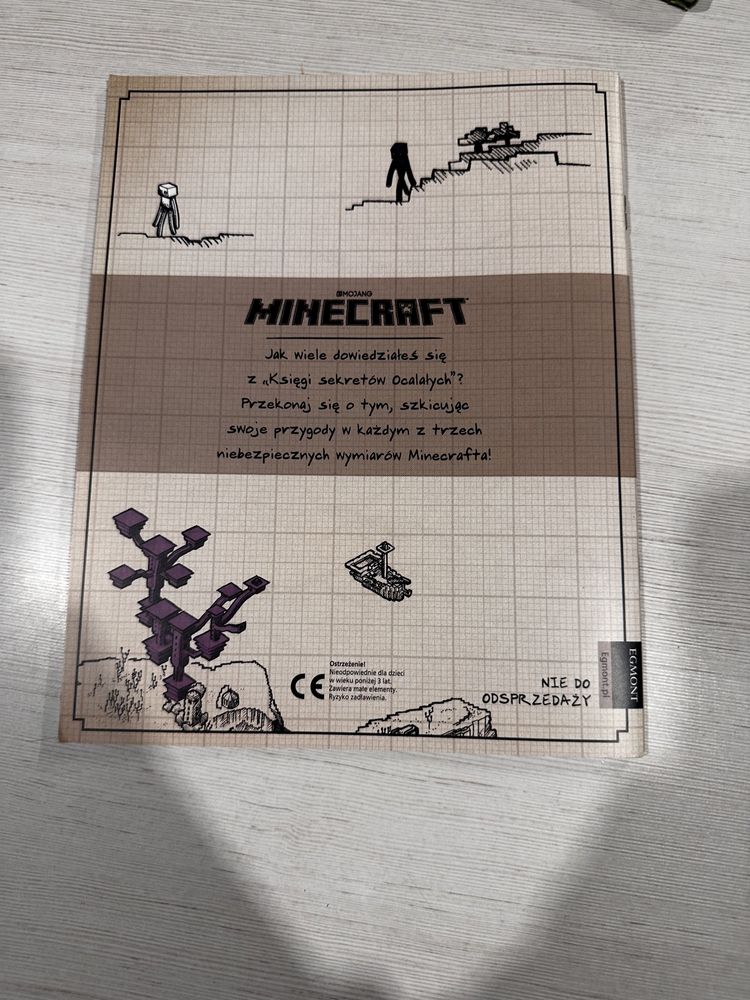 MOJANG Minecraft księga sekretów nowa
