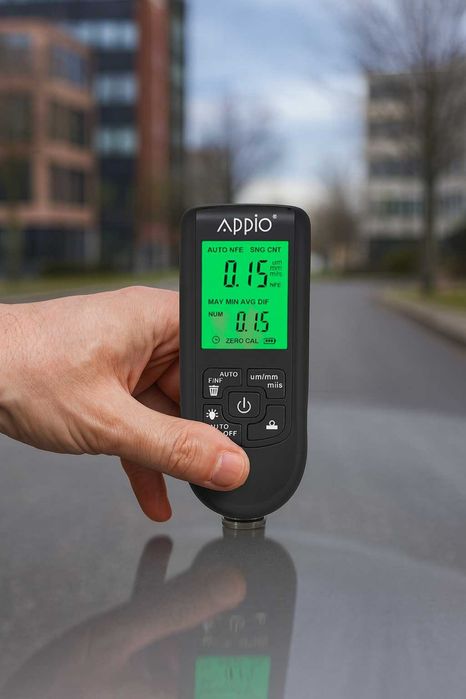 Miernik Grubości Lakieru Tester Czujnik 2000um Aluminium Stal