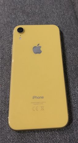 Iphone Xr żółty z pudelkiem