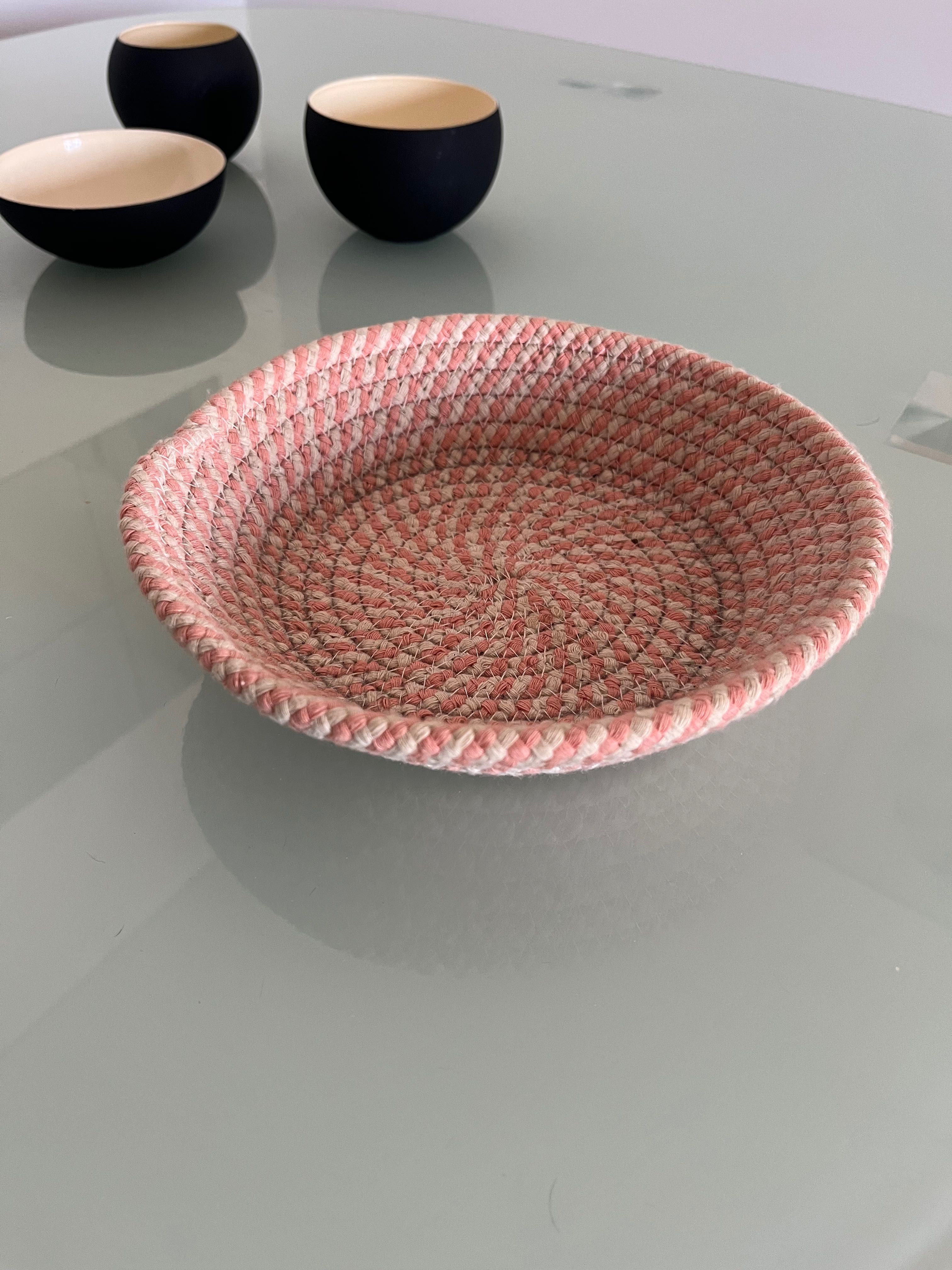 Cesta como nova decoração