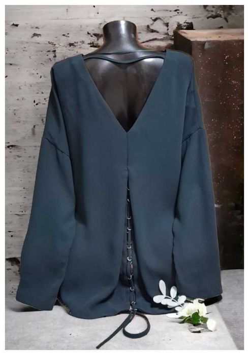 Блуза River Island оверсайз с завязками на спине, р. L/XL