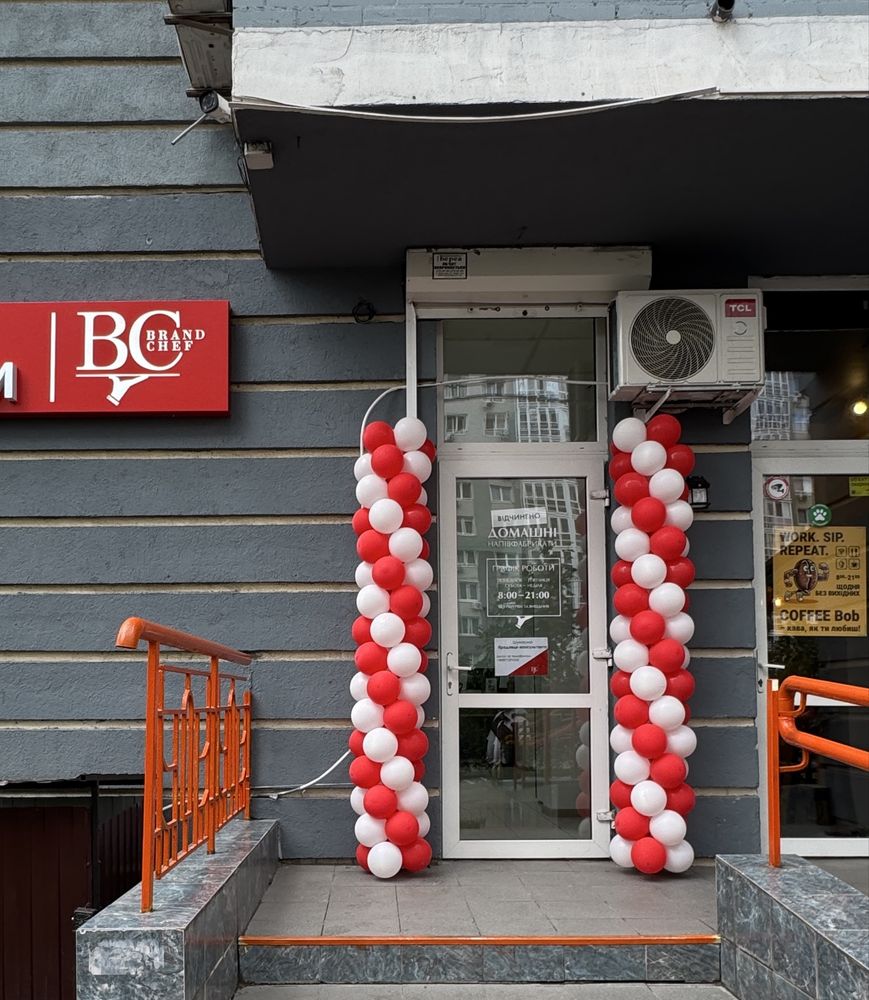 Повітряні кулі на відкриття, до свят, фотозони