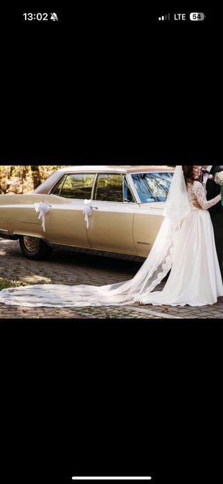 Suknia ślubna rękaw