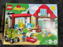 Lego DUPLO 14+ zestaw farma pizzeria koparka domek minnie traktor 10kg