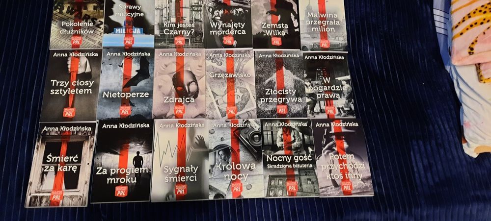 Kryminały z PRL u, 80  szt.Nowe,komplet