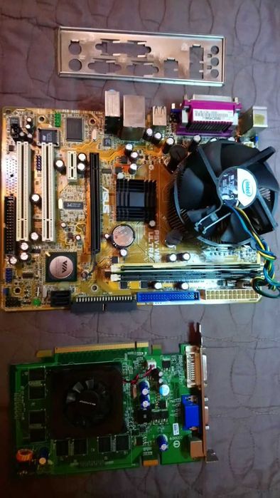 Материнская плата asus p5v-vm ultra