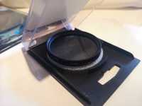 Filtro polarizador 52mm + tampa + para sol da lente