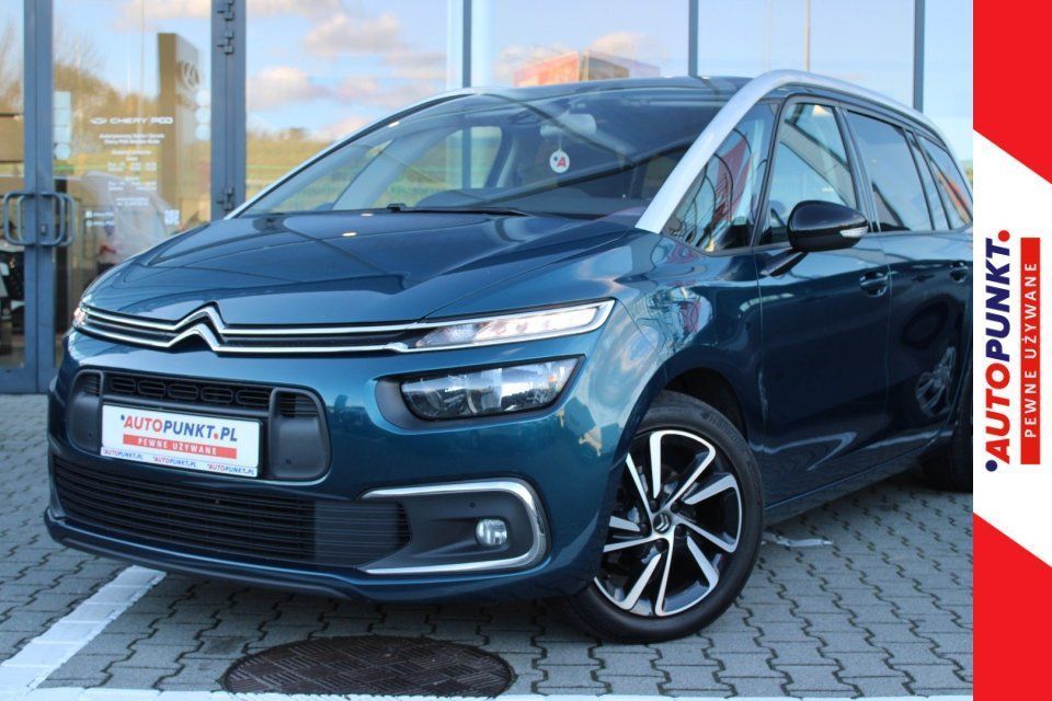Citroën C4 SpaceTourer SHINE, 2022r. Automat, Kamera, Alufelgi, Hak, VAT23, Keyless