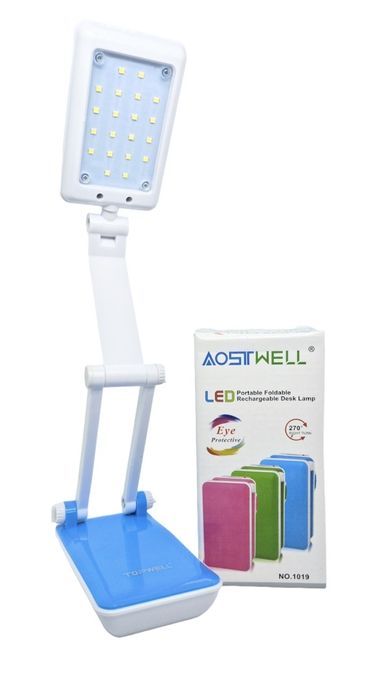 Лампа на аккумуляторе светодиодная LED ЛЕД настольная раскладная