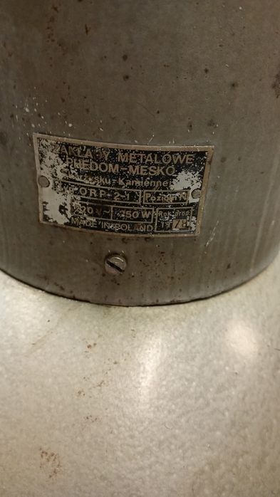 Lampa loft typ  ORP-2-1 z roku 1978