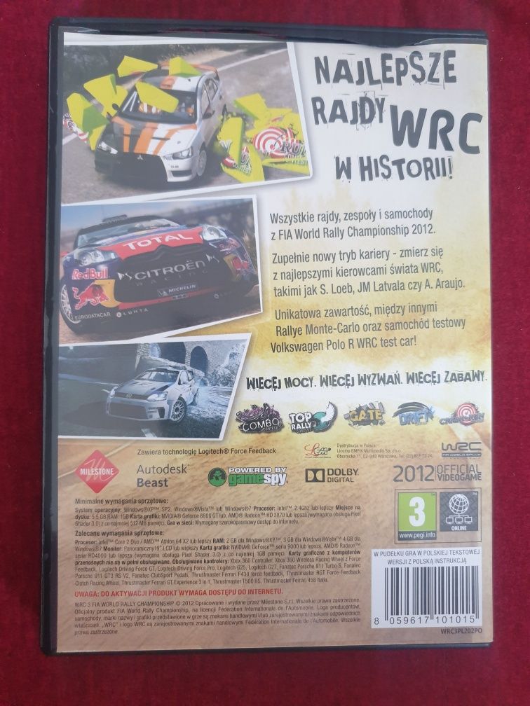 WRC 3 fia world rally championship gra PC PL