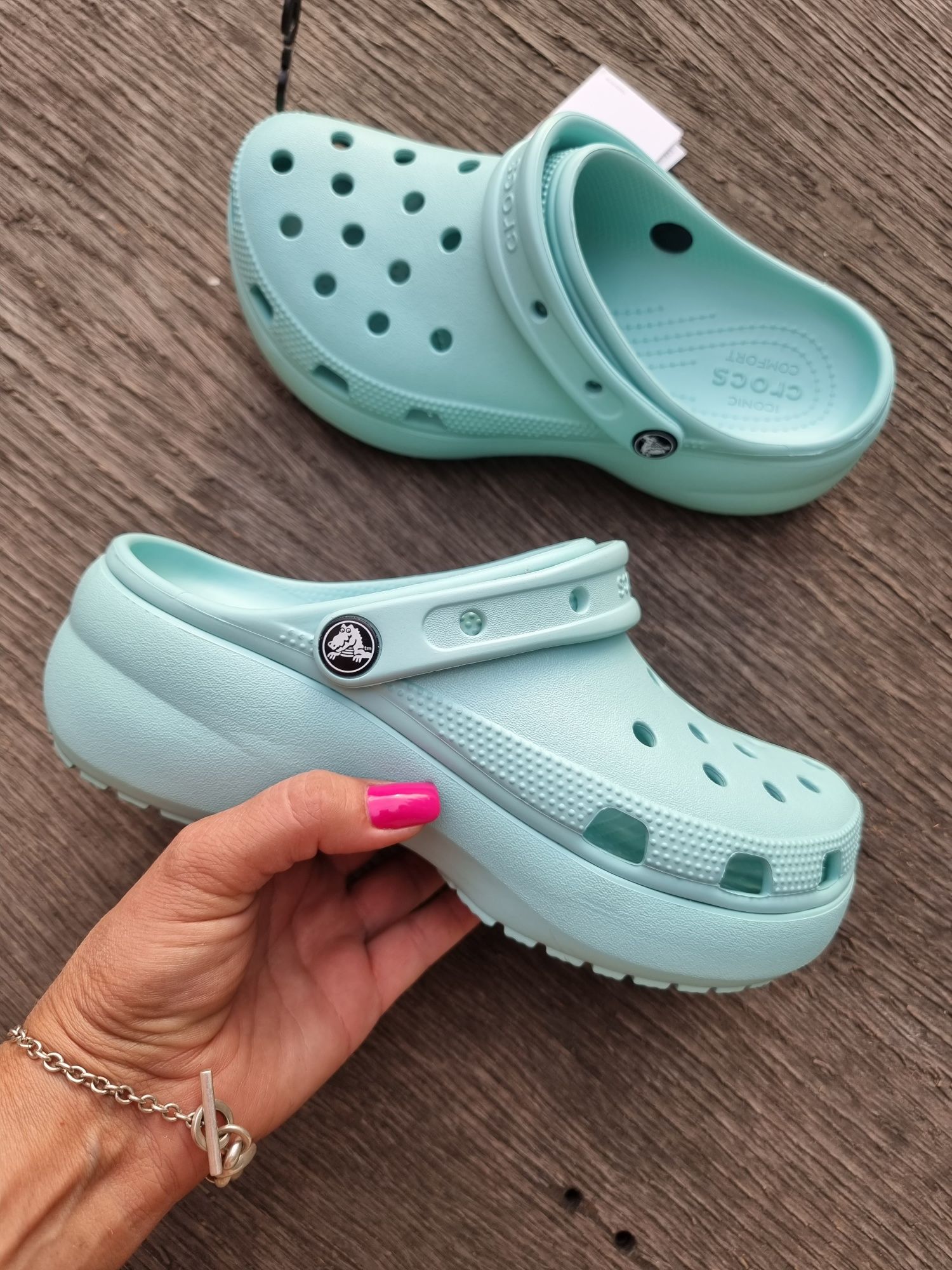 Сабо на платформе crocs classic Platform