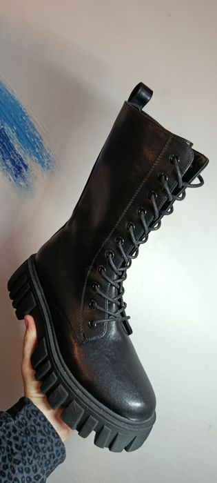 Чоботи жіночі, осіннє взуття, високі чоботи, высокие сапоги