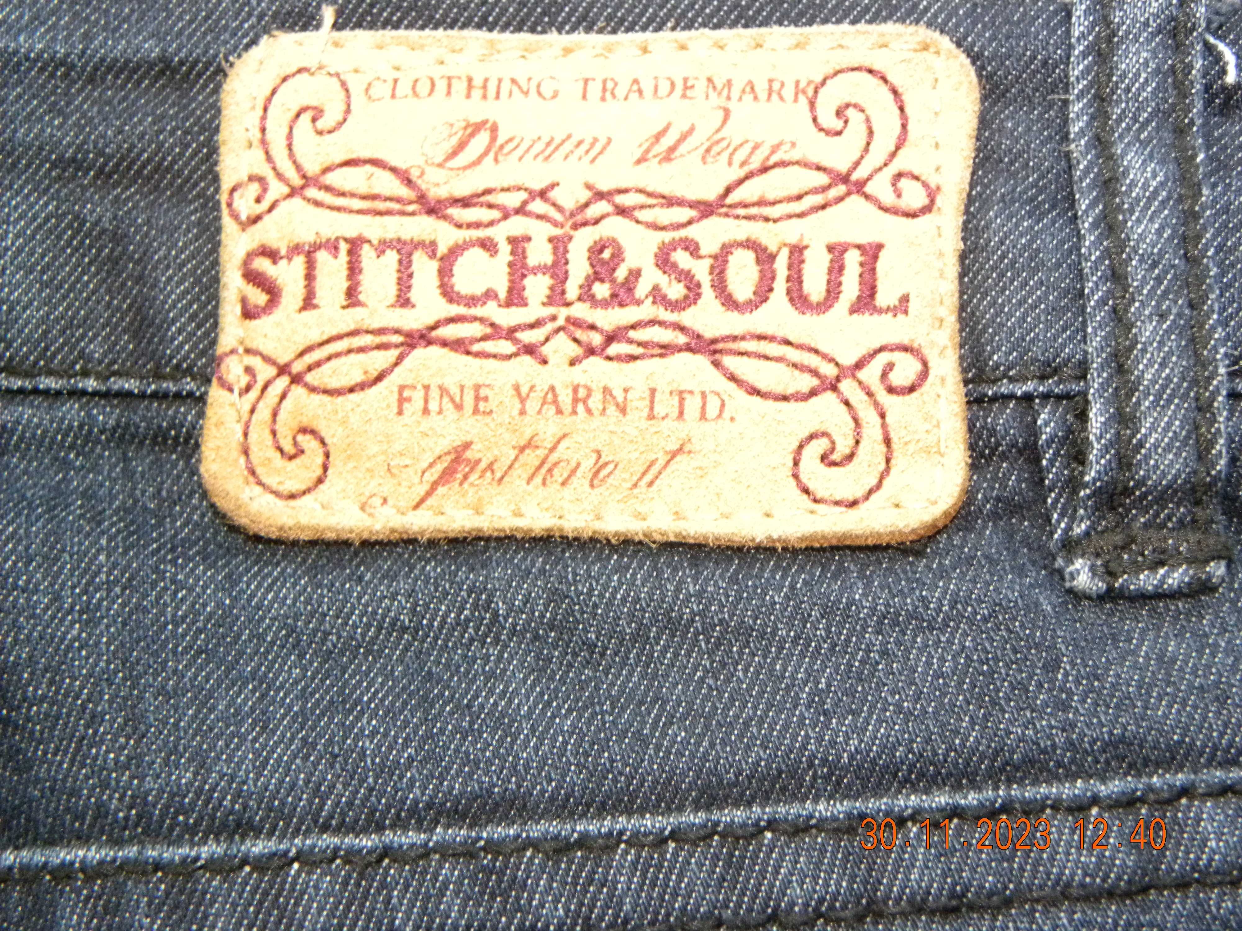Spodnie dżinsowe Stitch &Soul  Denim Wear; rozmiar  L