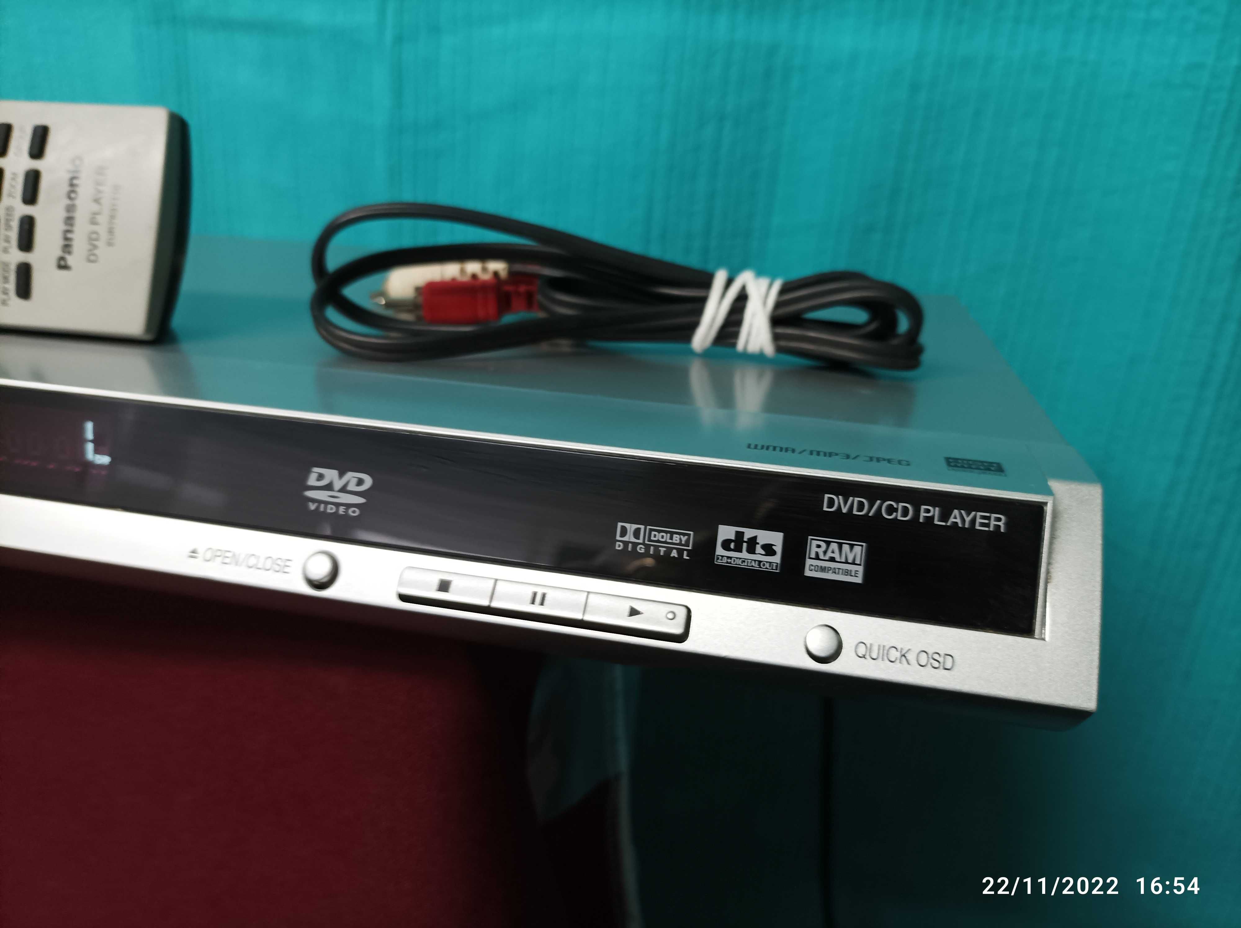 Panasonic DVD player S295 - incluindo acessórios originais